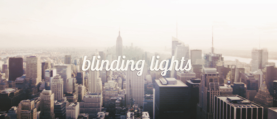 blinding lights